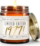 49th Birthday Gifts for Women - 'Limited Edition 1977' Soy Candle, w/Champagne on Ice I 49 Birthday Gift for Her Ideas I 9oz Reusable Jar, 50Hr Burn, Made in USA