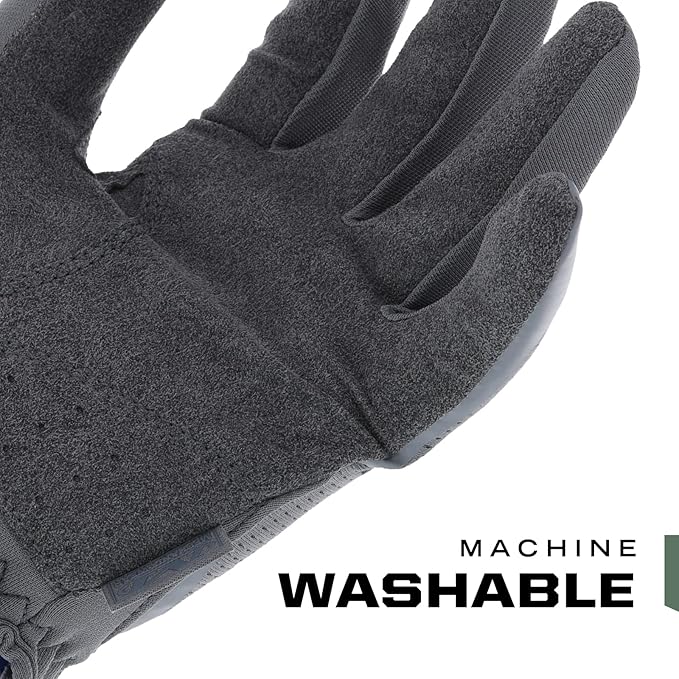 Mechanix Wear FastFit Tactical Gloves - Heavy Duty Lightweight Multipurpose Gloves - Flexible Grip & Reinforced Palm - Touchscreen Capable - X-Large - Wolf Grey