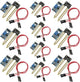 10Pcs Soil Moisture Sensor LM393 3.3-5V Soil Moisture Hygrometer Detection Sensor Kit Compatible with for Arduino Automatic Watering System Robot Smart Car