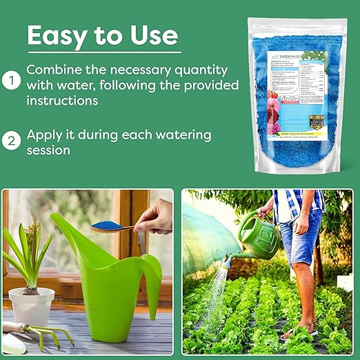 20-20-20 Water-Soluble Fertilizer – Powder for Liquid Plant Food for Indoor & Outdoor Plants, Orchids, Vegetables, Lawns, Flowers – 20 20 20 Fertilizer (20 QUARTS)