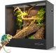 REPTIZOO 100 Gallon PVC Reptile Tank, 36x18x36 inch Extra Tall Large Reptile Enclosure, Chameleon Frog Gecko Lizard Arboreal Terrarium with Sliding Door & Screen Ventilation