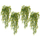 RECUTMS 4PCS Artificial Yellow Lavender Fake Hanging Plants Ivy for Outdoor