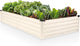 Plant & Plot Galvanized Raised Garden Beds Outdoor // 6×3×1 ft Planter Raised Beds for Gardening, Vegetables, Flowers // Large Metal Garden Box (White) // Patented Tool-Free Design