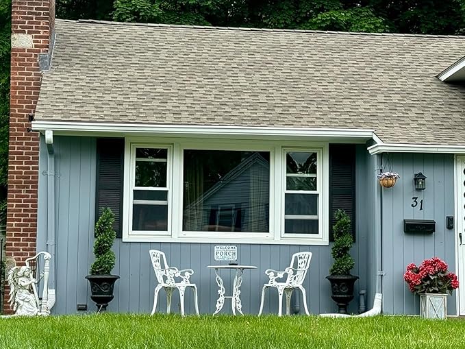 ALL SEASON GREEN 47'' Artificial Outdoor Plants Boxwood Topiary Spiral Front Porch Decor Tree Potted
