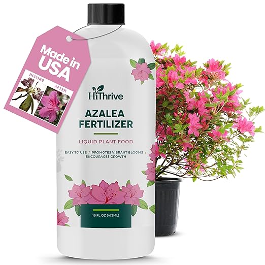 16oz Azalea Fertilizer Outdoor - Makes 16 Gallons of Azalea Plant Food, Liquid Fertilizer for Acid Loving Plants - Flower Food for Vibrant Blooms, Greener Leaves, Healthy Growth & Resilient Roots
