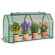 Happygrill Portable Mini Greenhouse with Roll-up Zipper Door & PE Cover