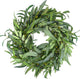 Olive Wreath for Front Door 22 inch, Greenery All Season Wreath with Olive Leaf Fruit, Home Decoration for Outdoor Living Room Indoor Wall and Outside Summer All Season Wedding
