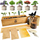 5X Bonsai Starter Kit, Bonzai Seed Kits, Durable Planting Bags, Complete Indoor Starter Kit for Growing Bonsai Plants, Gardening Gifts for Women & Men