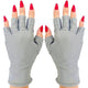 ManiGlovz -The Original Dermatologist Recommended UPF 50+ UV Protective Manicure and Sunblock Fingerless Gloves, Sun Protection, Driving and Gel Manicure Gloves in Grey