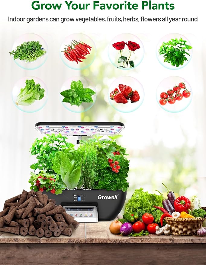 240 Pcs Hydroponic Pods Kit, 120 Pcs Grow Sponges with 120 Pcs Pod Labels Compatible with Aerogarden and Others Brand, Seed Pod Starter Kit for Hydroponics Growing System