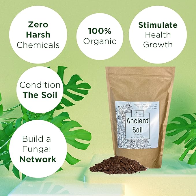 Elm Dirt Premium Ancient Soil for All Plants - Organic for Outdoor & Indoor Use | Garden Soil for Plant Nutrients Growth & Protect from Bugs - Roots Organic (6lbs)