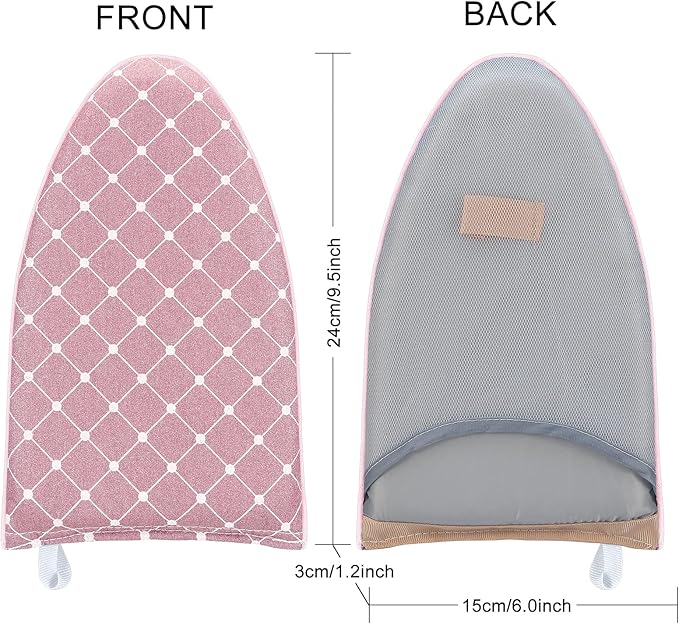 CINPIUK Garment Steamer Ironing Gloves Anti Steam Glove Heat Resistant Garment Steamer Mitt, Garment Steam Accessories for Clothes，Pink