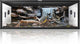 Phailozoo 85 Gallon Reptile Tank, Front Opening Snake Tank for Easy Maintenance, Reptile Enclosure with Top Screen Ventilation 48''x24''x18''