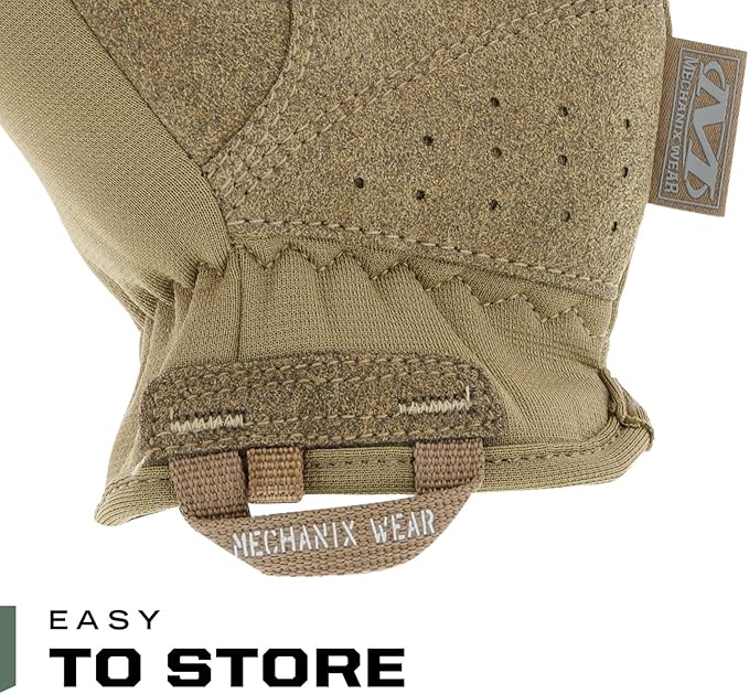 Mechanix Wear FastFit Tactical Gloves - Heavy Duty Lightweight Multipurpose Gloves - Flexible Grip & Reinforced Palm - Touchscreen Capable - Small - Coyote Tan