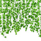 Artificial Ivy Vines - 7.2ft Hanging Aesthetic Vines | Decorative Ivy Garland | Uv Resistant Fake Ivy Vines | Elegant Hanging Greenery for Bedroom Decor, Aesthetic Home Decoration, Indoor Outdoor