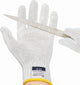 Dowellife Level 8 Reinforced Cut Resistant Gloves, Food Grade, Knife Safety Gloves for Meat Cutting, Oyster Shucking, Fish Fillet, Kitchen Slicing and Wood Carving, Small