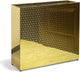 CYC Luxury Golden 30"H x 34"W x 10"D Stainless Steel Rectangular Tall Large Planter Box with Mirror Etching No Coating for Indoor or Outdoor Patio/Porch, Modern Décor for Tall Plants, Trees, Flowers