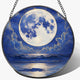 LAOWEIKI 8'' Full Moon Over Ocean Sun Catcher Ornament, Stained Glass Window Hanging, Suncatchers for Windows Hanging Ornaments, Window Decor | Ideal Gift, Mother's Day, Christmas, Birthday Gifts