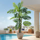 Erimda 6.2FT Artificial Phoenix Palm Tree Artificial Plants Indoor Outdoor Large Faux Coconut Silk Palm Tree Tropical Fake Tree Faux Sago Palm Plant for Modern Farmhouse Yard Outside Patio Poolside