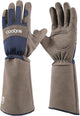 COOLJOB Thorn Proof Rose Pruning Garden Gloves for Men, Long Sleeve Padded Yard Work for Bush, Blackberry, Cactus, Heavy Duty/Puncture Resistant/Machine Washable, Medium, Navy