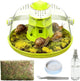 Snail Terrarium Kit Insect Enclosure Bug Terrarium Observation Container Praying Mantis Habitat Breeding Box Micro Habitat Starter Kit for Beetles Spider Small Reptile