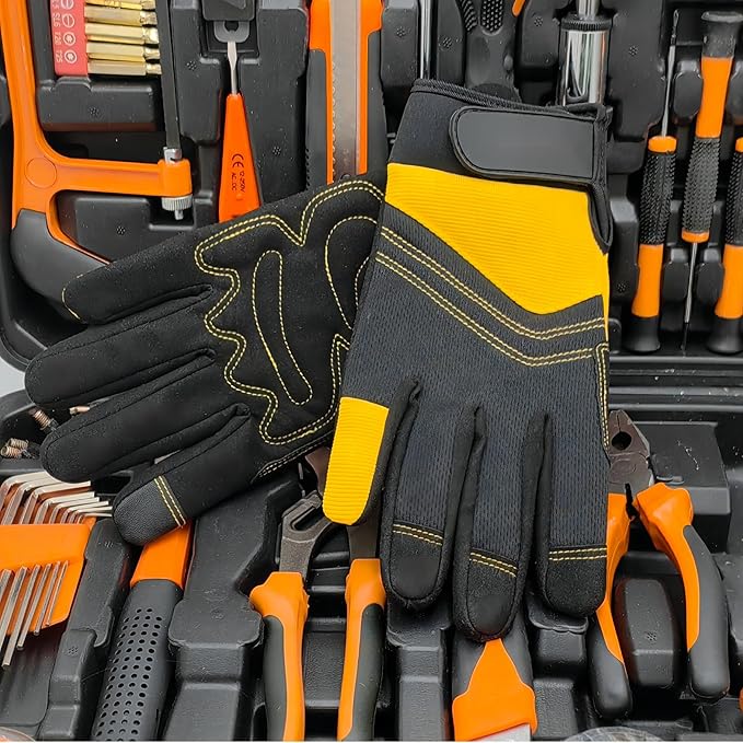 Thorn Proof&Puncture Resistant Gardening Gloves with Grip,Garden Glove for Women, Leather Yard Work Gifts