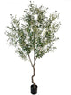 AfanD Artificial Tree Faux Olive Tree 8ft(92in,3200leaves) Tall Fake Olive Plant in Pot Fake Silk Tree Faux Plants Indoor