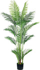 HAIHONG 4.5FT Artificial Palm Tree,Faux Areca Palm Plant with Real Touch Leaves and Adjustable Branches,Fake Tropical Palm Tree for Home Office Indoor Outdoor Modern Decoration