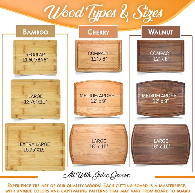Crafted Custom Cutting Board - Personalized Christmas Gifts - Personalized Cutting Board - Engraved Charcuterie Board - Wedding Gift for Couple, Bride, Bridal Shower, Anniversary, Housewarming