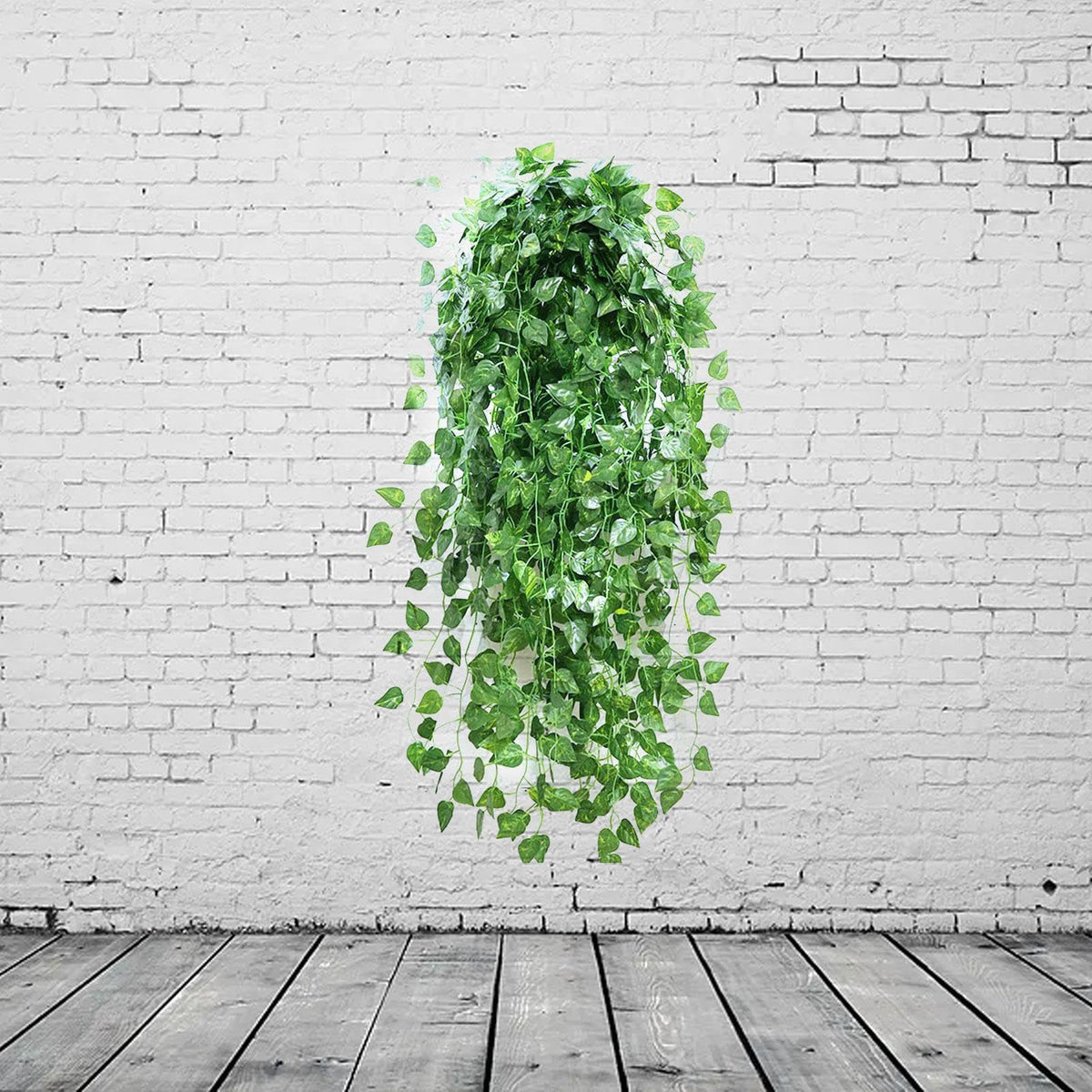 Artificial Ivy Vines - 7.2ft Hanging Aesthetic Vines | Decorative Ivy Garland | Uv Resistant Fake Ivy Vines | Elegant Hanging Greenery for Bedroom Decor, Aesthetic Home Decoration, Indoor Outdoor