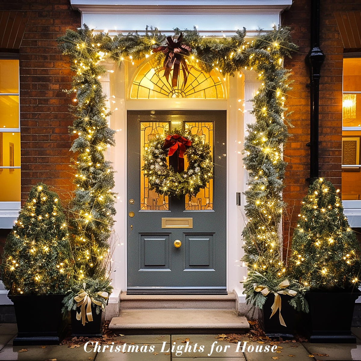 JMEXSUSS 230ft 720 LED Warm White Christmas String Lights Outdoor