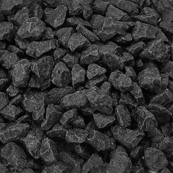 NUPICK 10 Pound Gravel Rocks, 0.5-0.7 Inches Polished Pebbles for Plants, Fish Tank, Clear Vase and More, Natural Black Stones
