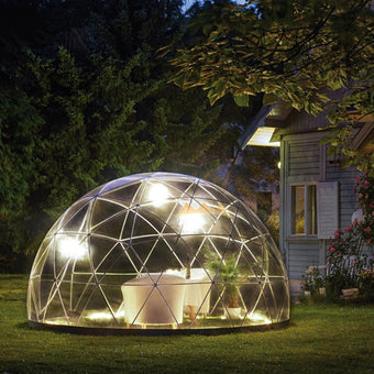 3.6M/12FT Bubble Tent Transparent Pop up Tent Camping Canopy Shelter Dome Greenhouse for Beach Party Outdoor