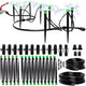CARPATHEN Drip Irrigation System Kit - Complete Premium Garden Watering System with Adjustable Sprinkler Emitters, 5/16" & 1/4" Tubing and Fittings - Drip Line for Raised Beds, Lawn, Pots, Greenhouse