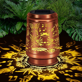 siruitong Solar Lantern Outdoor Lamp Waterproof Decorations Garden Decor, Christmas Birthday Gifts for Women, Mom, Grandma Decorative Garden, Yard, Patio, Lawn, Balcony Porch - Frog