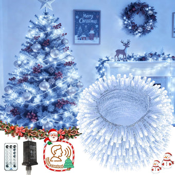 2026 New Voice Control Connectable 88FT 240LED String Lights Indoor Outdoor Clear Wire Twinkle Fairy Light Plug in with Timer for Bedroom Classroom Wedding Tree Patio Decor