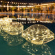 TIALLY Starfish Solar Floating Pool Lights - 14'' Star Lights Outdoor for Pool Decor, Inflatable & Hangable Outdoor Star Light, Waterproof Pool Decorations - Best Gifts for Pool Owners (2 Pack Warm)