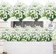 AmyHomie 20 Bundles Artificial Flowers for Outdoor Outside Spring Summer Decoration UV Resistant Faux Flowers No Fade Fake Plastic Plants Garden Porch Window Box Decorating (Pure White)