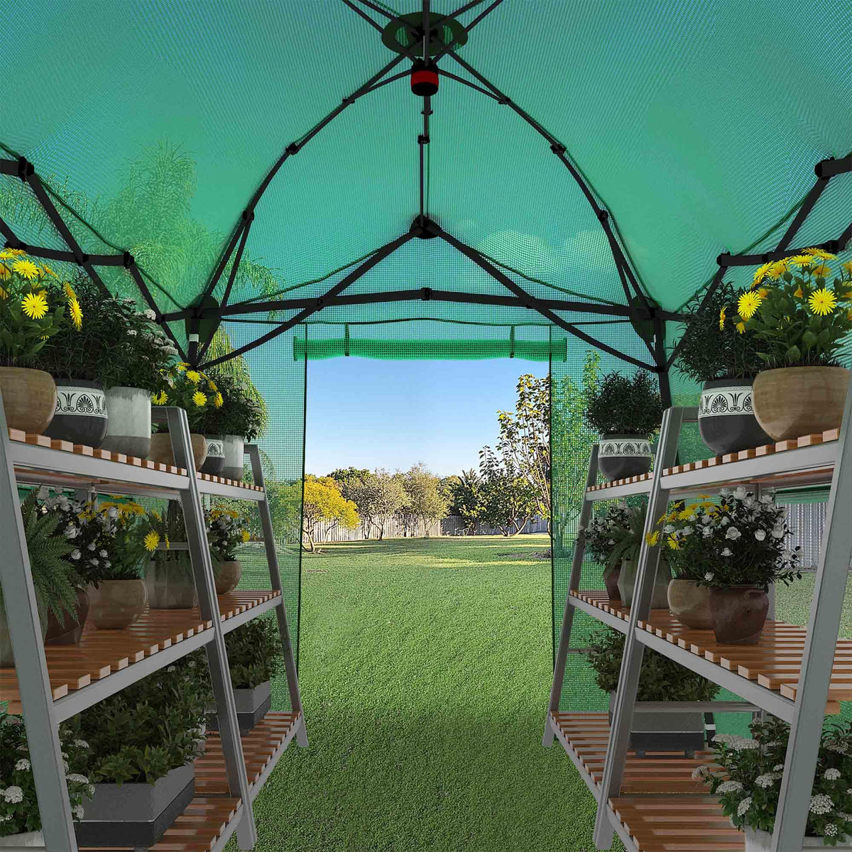 Yardsight 11 x 8.5 ft Portable Pop-up Walk-in Greenhouse