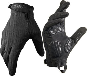 FREETOO Full-Finger Workout Gloves for Men, Padded Gym Gloves with Excellent Grip and Palm Protection