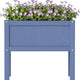 Raised Garden Bed with Drainage Hole Waterproof HDPE Elevated Planter Box with Legs Stable and Durable to Plant Herb Vegetable Flower,Patio,Balcony Outdoors/Indoors Navy