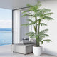 Artificial Palm Tree 7FT(84in) Tall Faux Tree with Large Trunks and 29 Realistic Leaves, Fake Tropical Floor Potted Artificial Plants for Home Office Living Room Indoor Decor (7feet,1Pack)