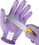 Evridwear Cut Resistant Gloves for Kids 7-9 Years, Level 5 Protection Cutting Gloves Food Grade for Cooking, Whittling, Wood Carving, Gardening and DIY