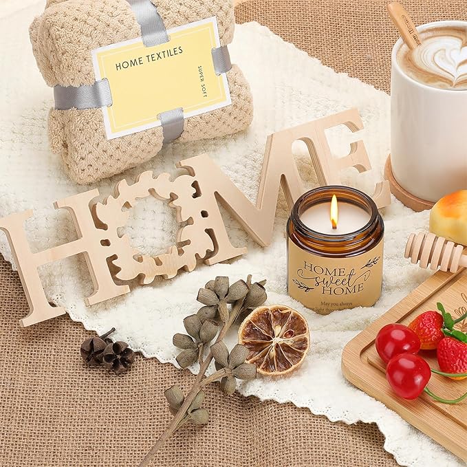 House Warming Gifts New Home,Housewarming Gift,New Home Gifts Ideas,Realtors Closing Gift for House Buyers,Home Sweet Home Bamboo Serving Board for Couple Women Men