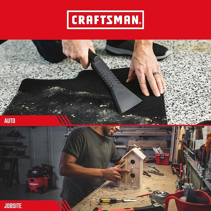 CRAFTSMAN CMXZVBE38657 1-1/4 in. to 2-1/2 in. Claw Nozzle Wet Dry Vac Attachment, Industrial-Grade Shop Vacuum Accessory for Car Cleaning, Adapts to Most 1-1/4 and 2-1/2 inch Hose Diameters