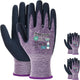 KAYGO Work Gloves for Women, Eco Friendly Safety Work Gloves with Breathable Rubber Coated, KGE19L,3 Pairs