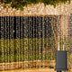 Solhice LED Curtain Lights Outdoor 20ft x10ft, 600 LED Plug in Hanging String Lights Indoor Bedroom, Twinkle Light Backdrop for Outside Wedding Decor, Warm White (Not Connectable)