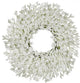 26 Inch Spring Wreaths for Front Door Large Easter Valentines Forsythia Floral Summer Spring Door Wreaths Outdoor All Season Spring Decorations for Home Porch Room Window Wall Farmhouse Decor(White-R)