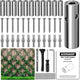 Acemaker Wire Trellis for Climbing Plants Outdoor, 12-Set Wall Wire Trellis Kit, T316 Cylindrical Espalier System for Fence and Garden DIY Projects (Hubs Only, Without Cable)