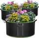 50 Gallon Large Grow Bags 3 Pack - 320G Thickened Nonwoven Aeration Planter with Reinforced Handles, Heavy Duty Black Cloth Pots for Garden Outdoor Large Plants Vegetables Flowers